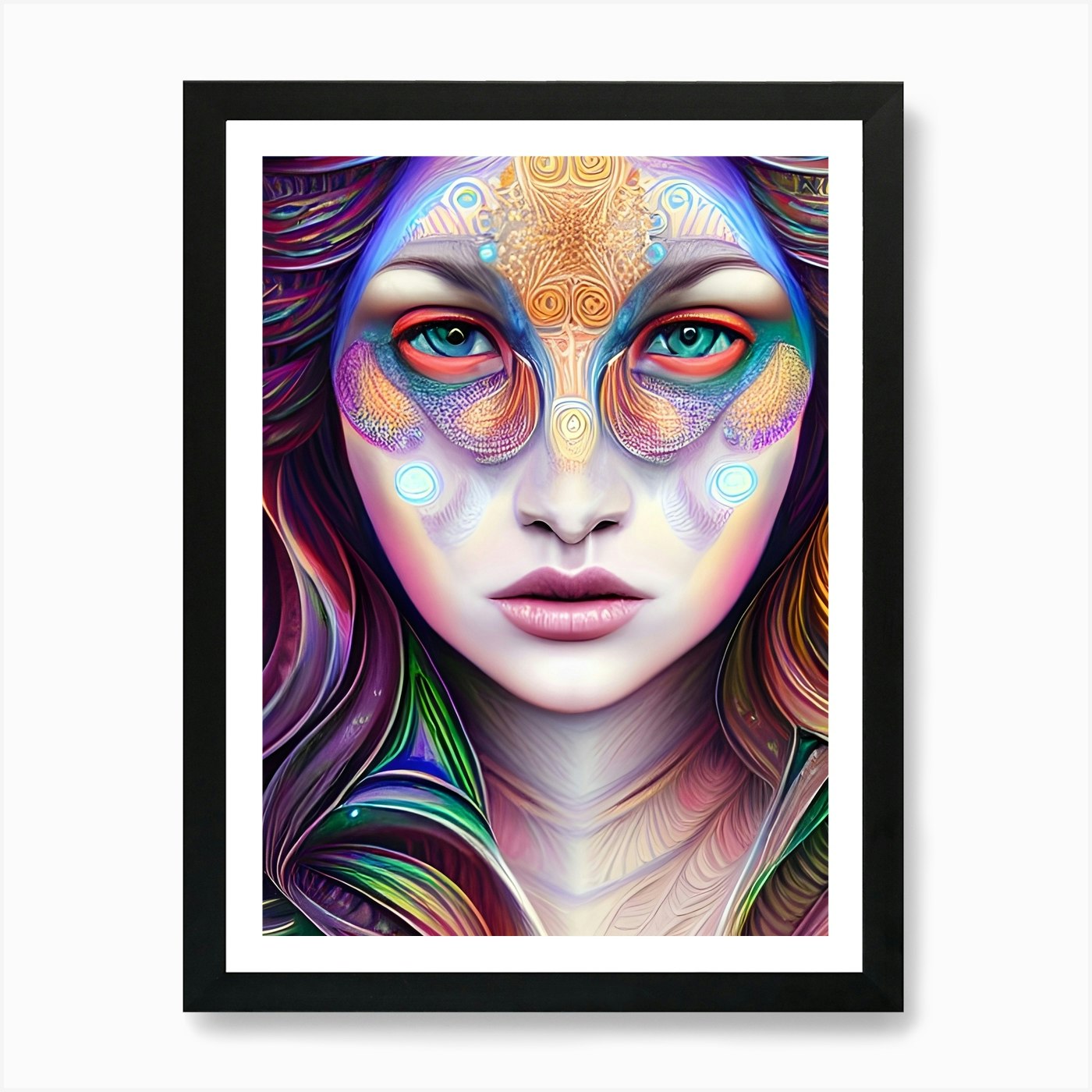 Harmonic Equilibrium 05 Digital Ai Art Art Print by Christine aka ...