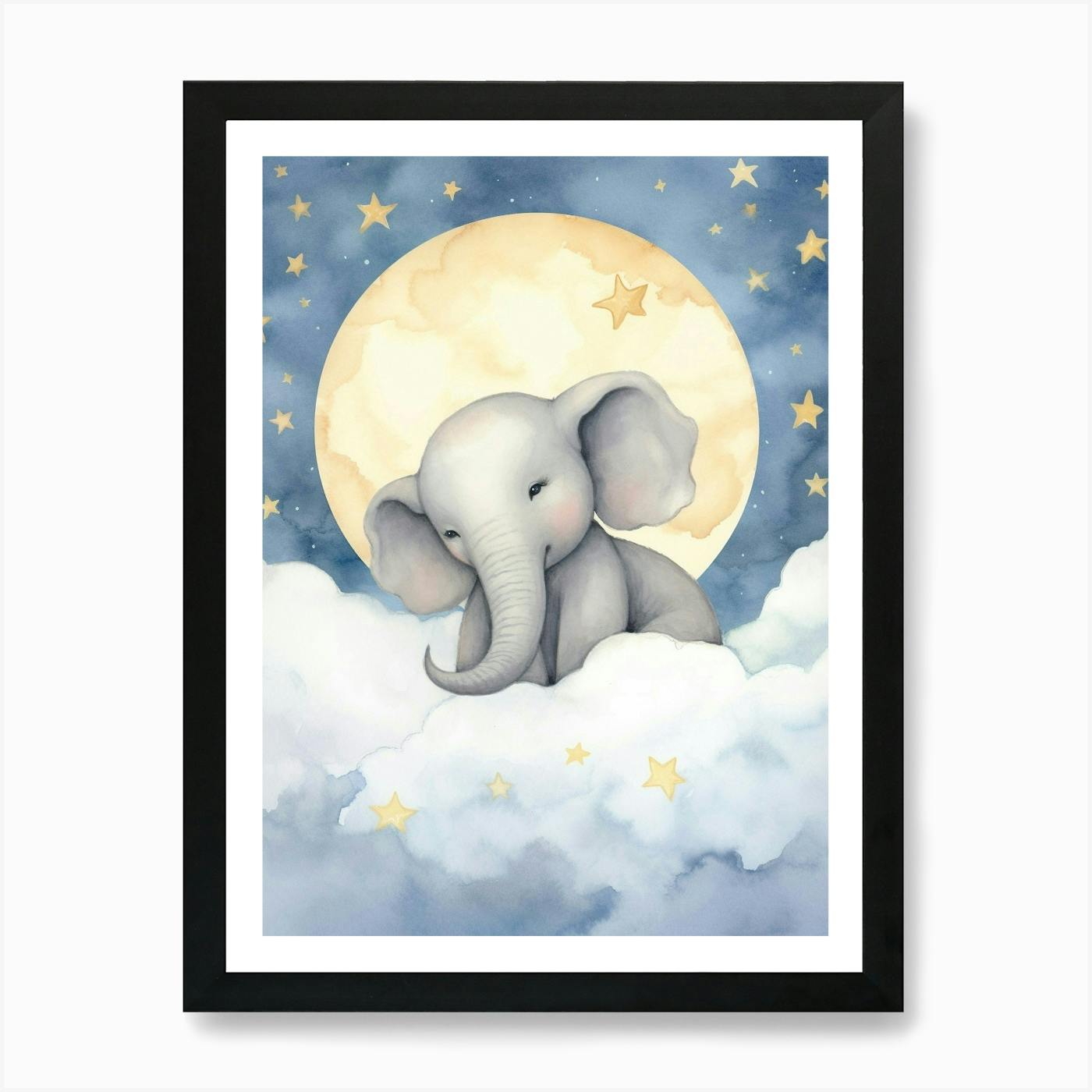 Baby elephant best sale painting nursery