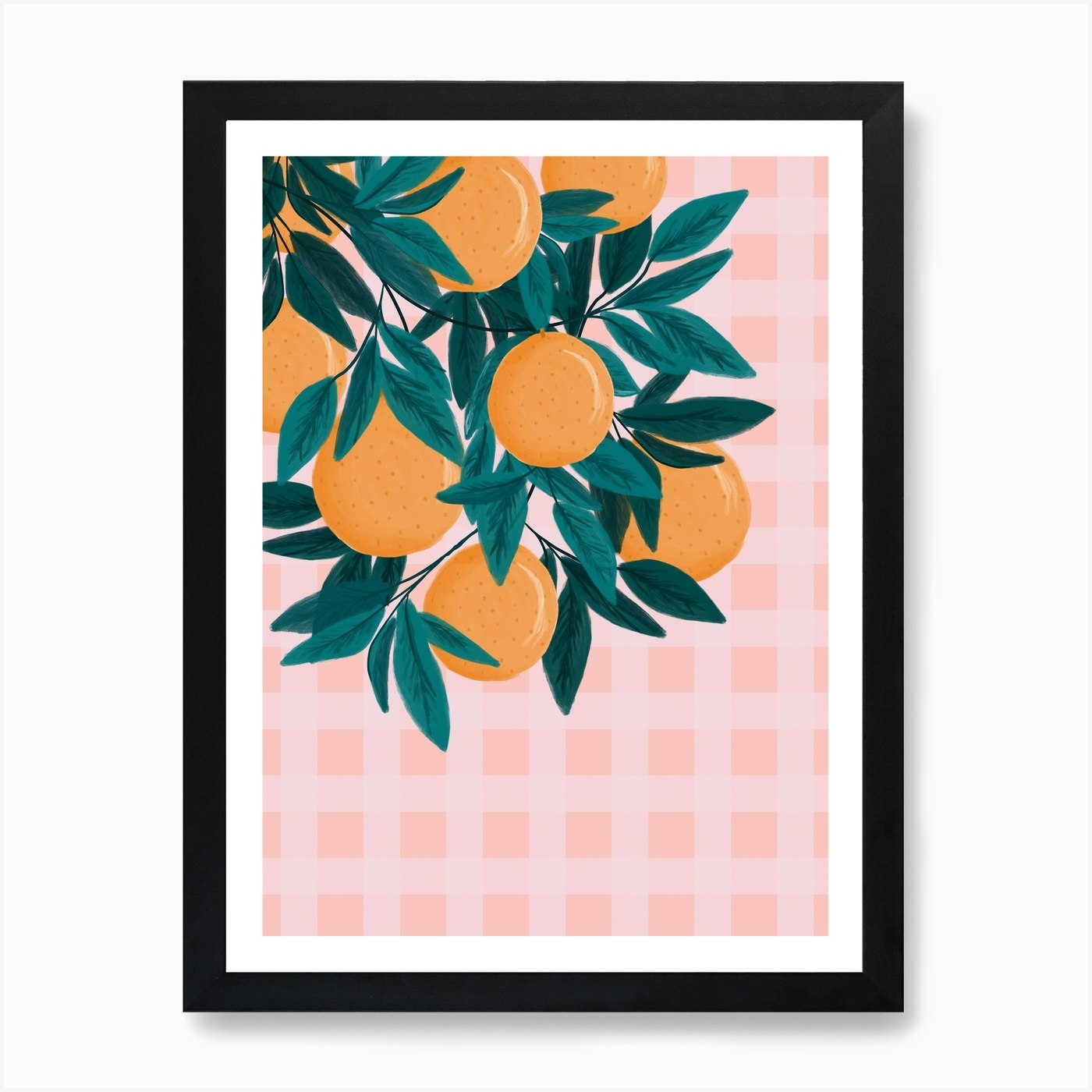 Orange Tree Art Print by Millennial Menu - Fy