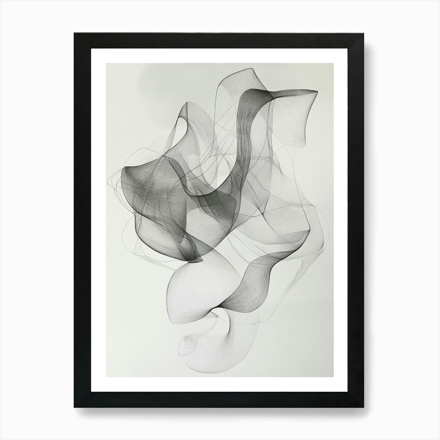 Black and White Abstract - 