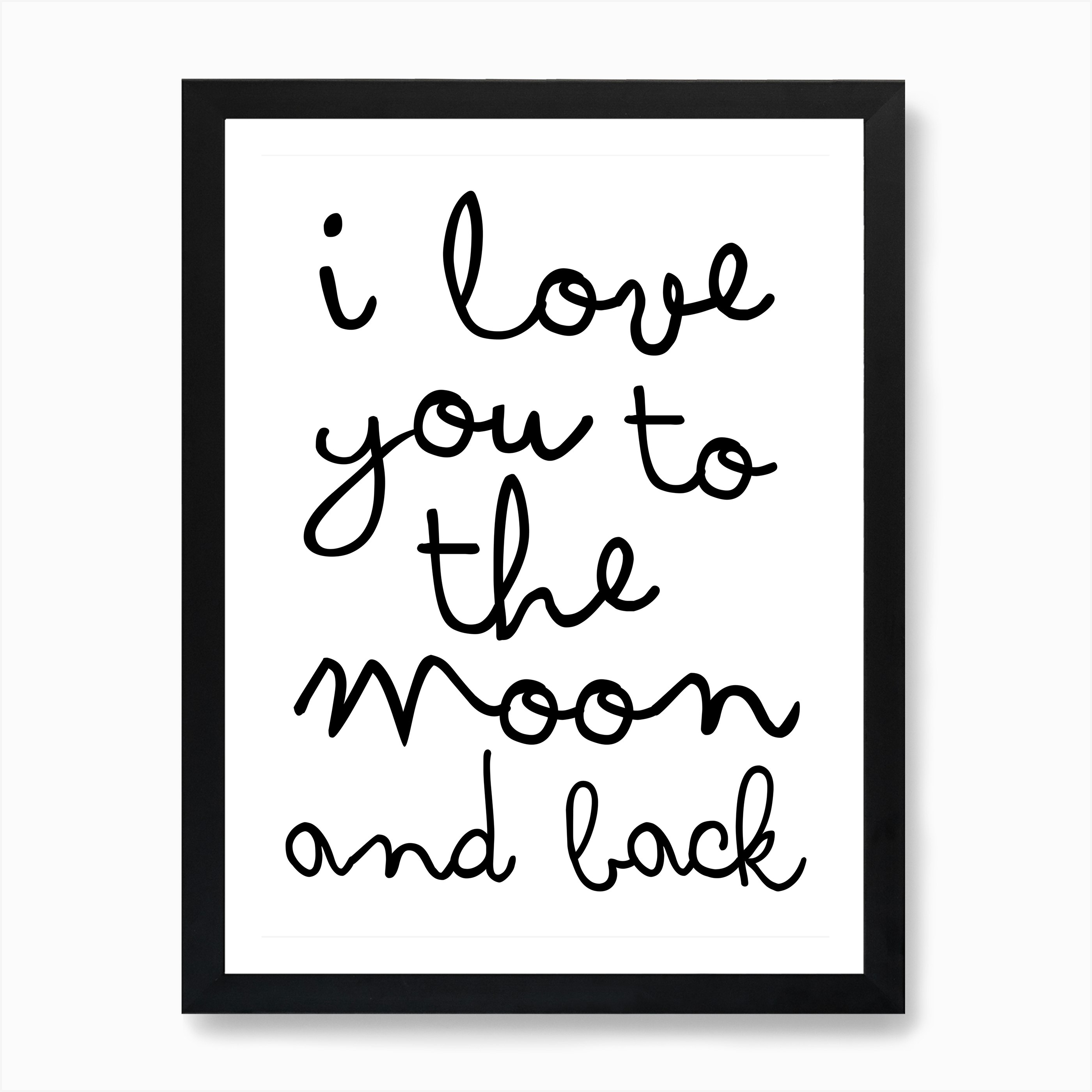 I Love You Print | Free Shipping | Fy