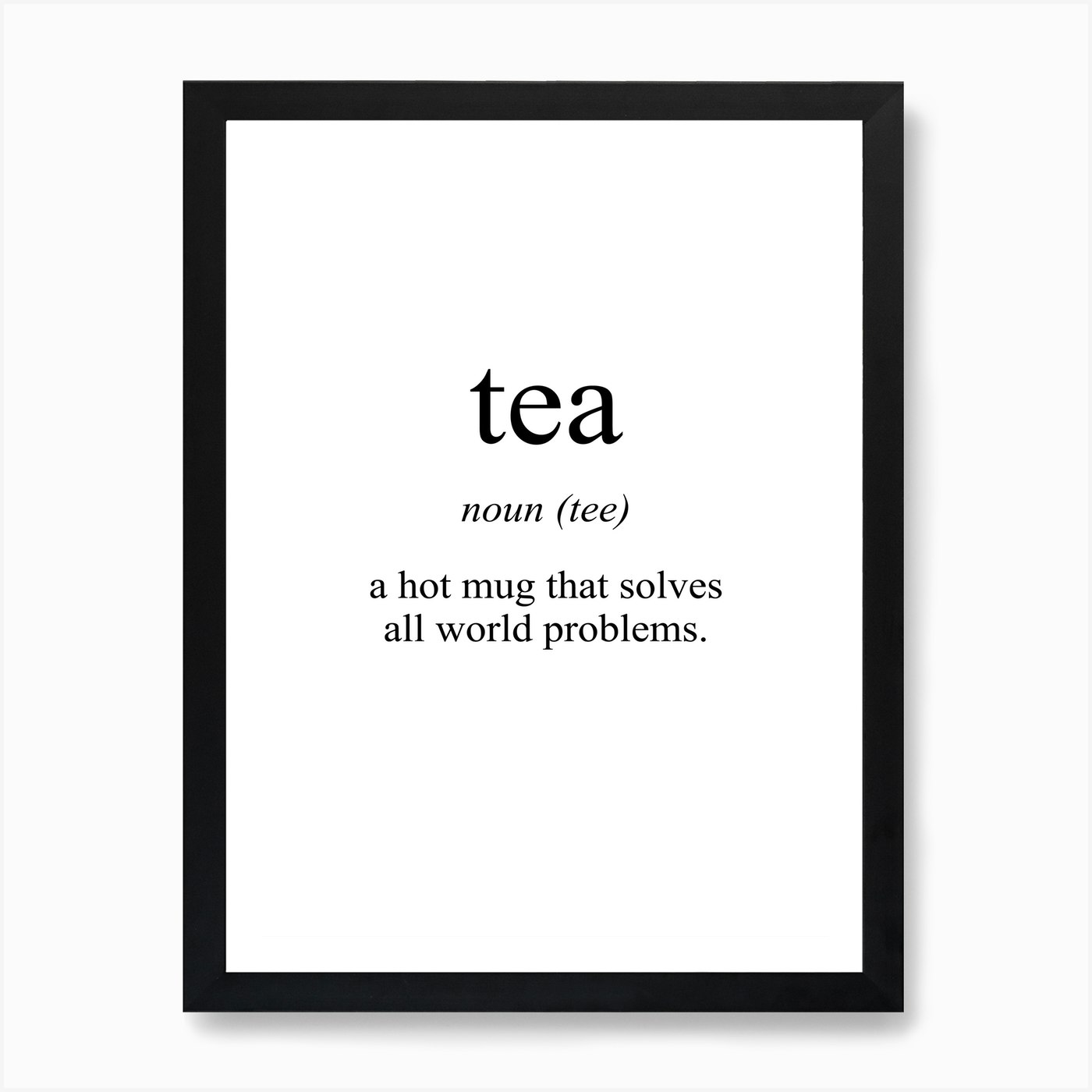 Tea Meaning Print Art Print by Pixy Paper Fy