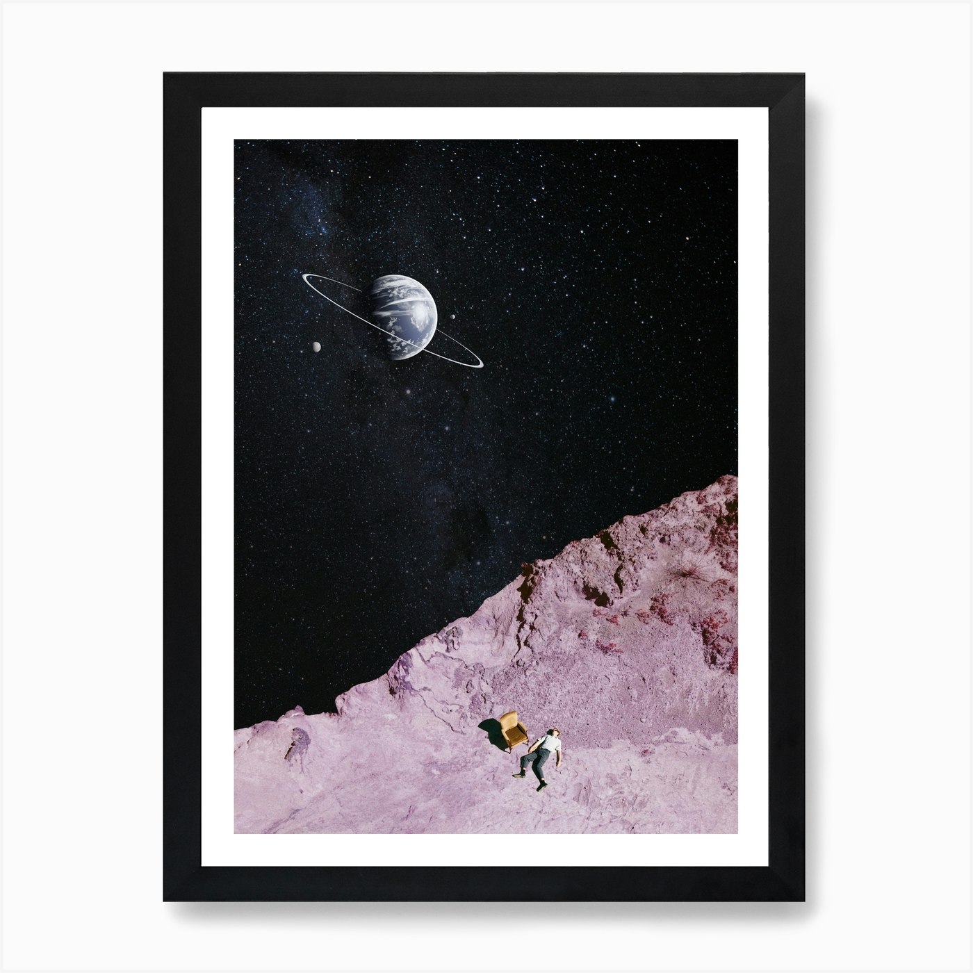 The Edge Art Print By Artfully Curious - Fy