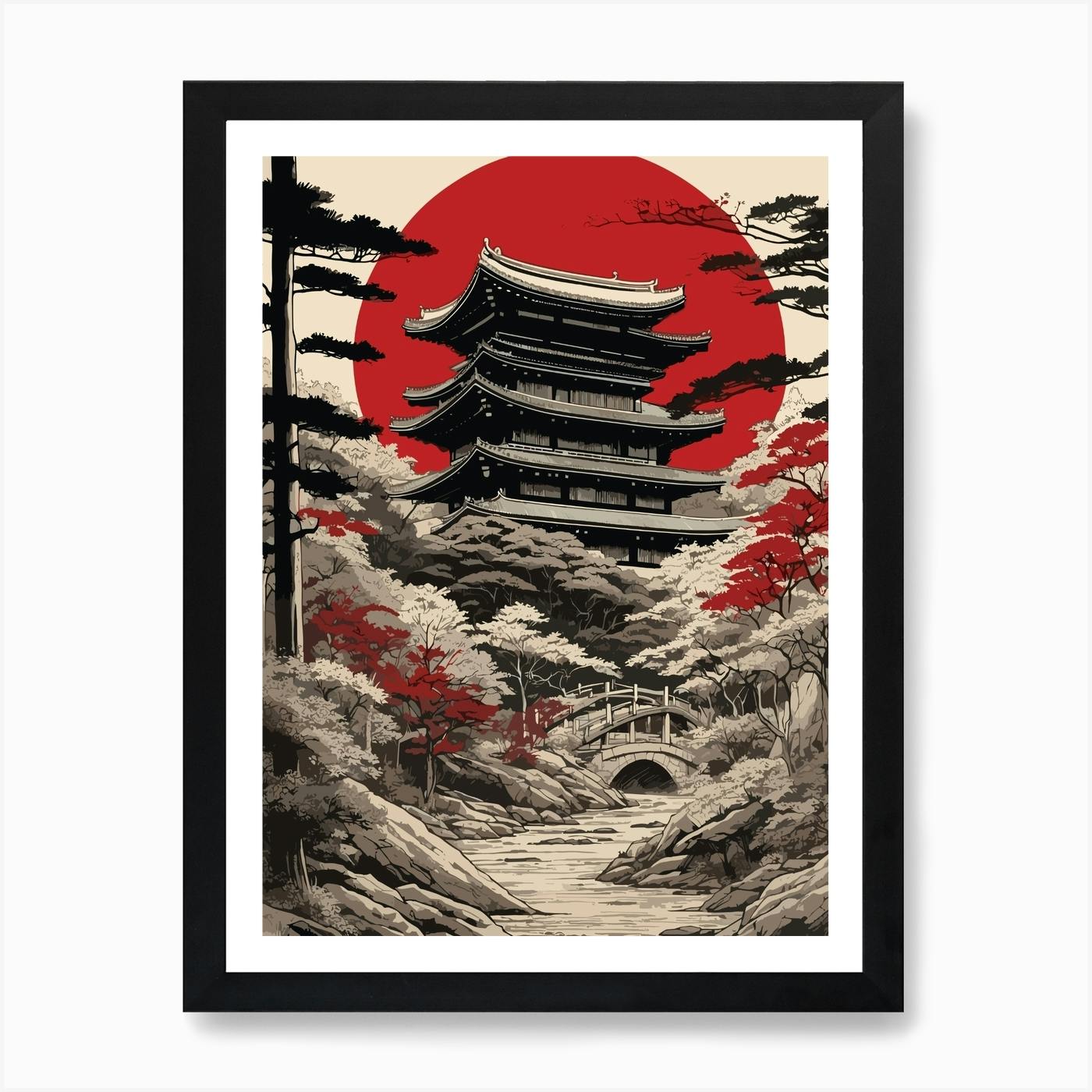 Traditional Japanese Art 1 Art Print by A Thousand Words - Fy