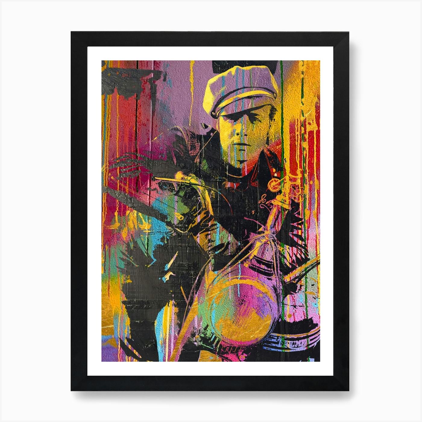 Marlon Brando Art Print By The Pop Art Factory - Fy