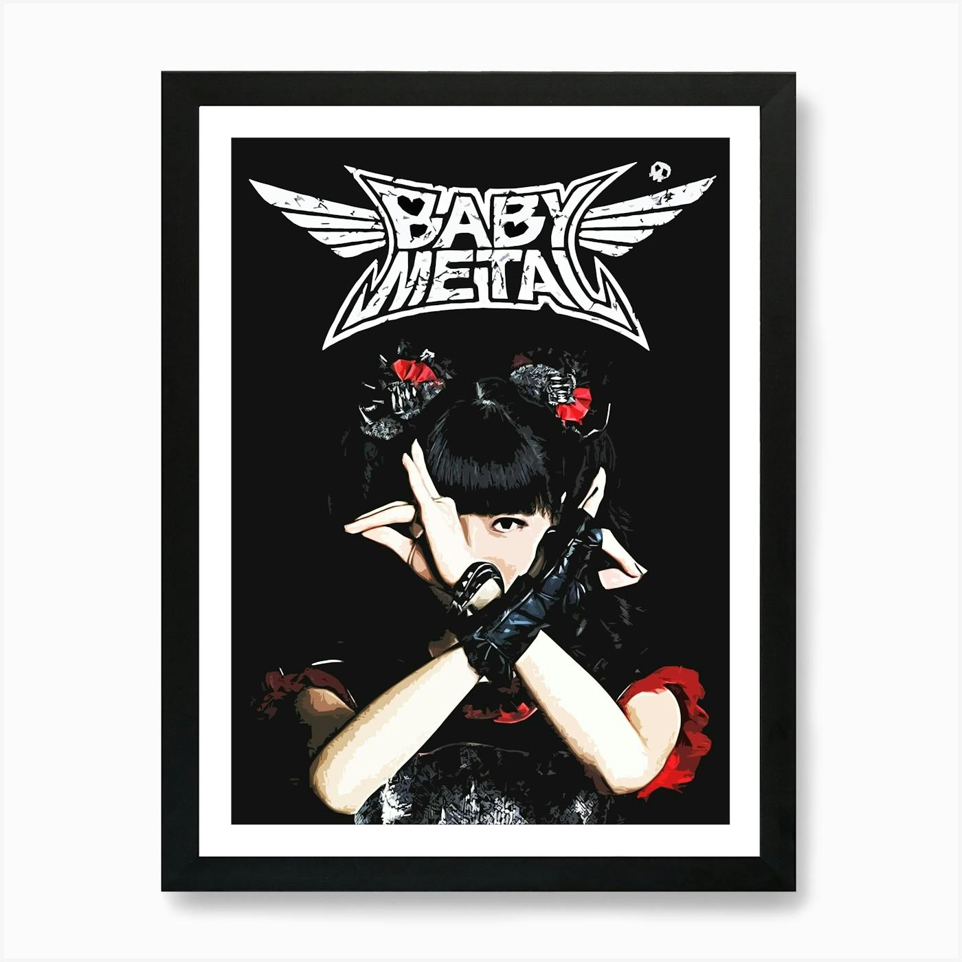 アート・デザイン・音楽 Baby Baby Baby 9 Baby Metal 9 Art Print by music soul - Fy