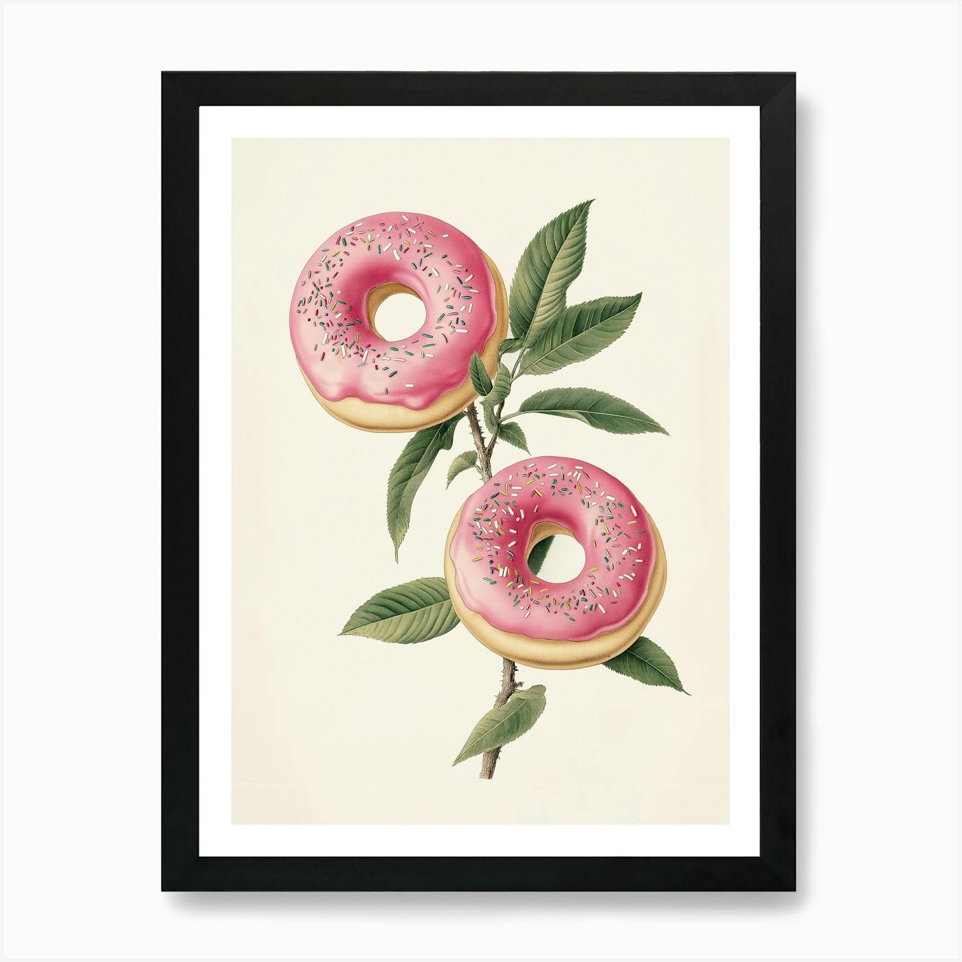 ★TOUT Y EST★ OIOI X NOTIDE DONUT ARTWORK ECO BAGIVORY OI2A Donut 1 Art Print by si9nzation - Fy