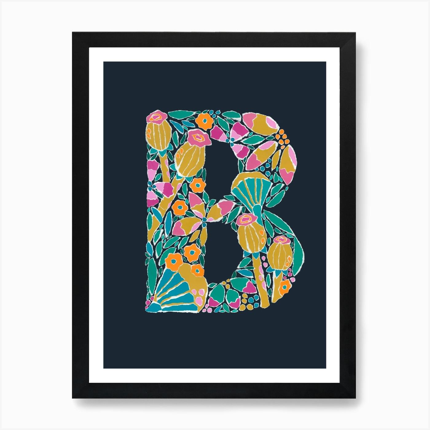 Letter B Art Print By Jessica Graham - Fy