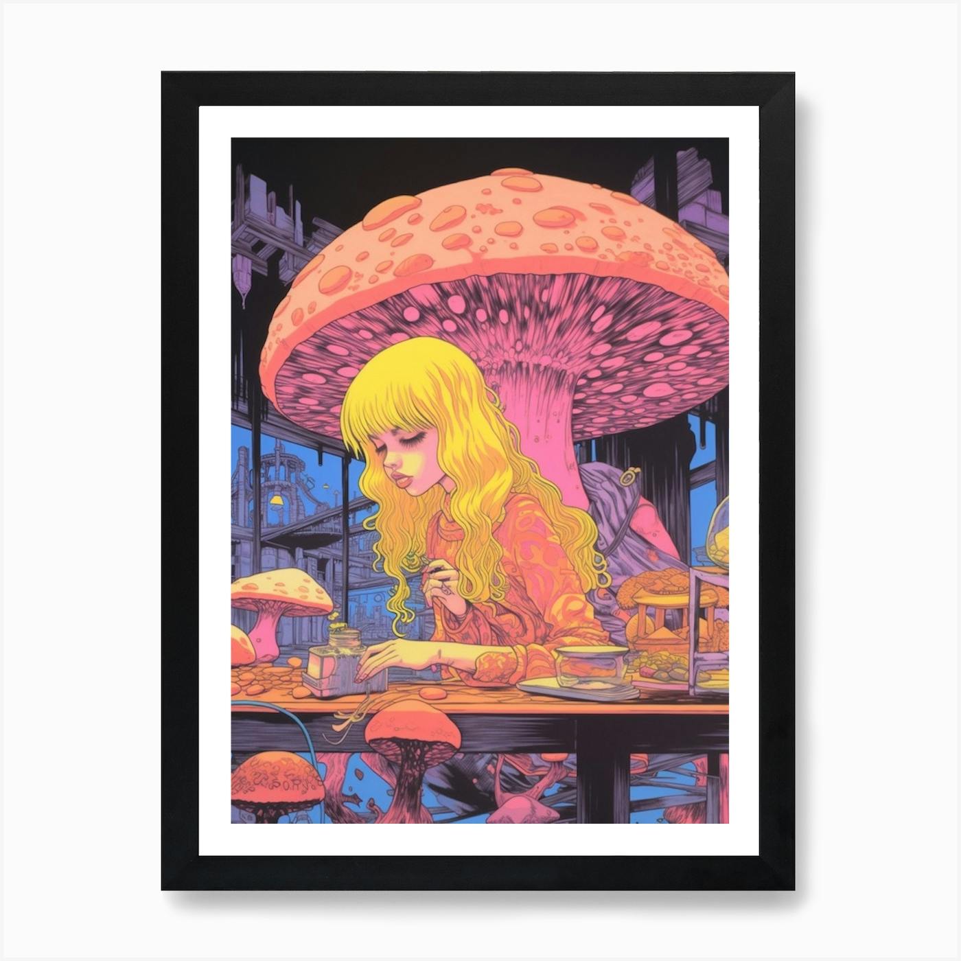 アート・デザイン・音楽 Deanne Cheuk Mushroom Girls Virus Book Amazon | Mushroom Girls Virus: A Guide to the Identification