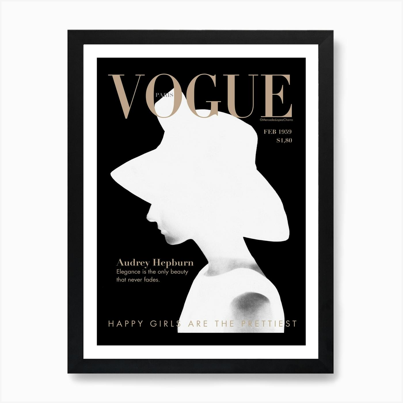 VOGE表紙キャンバスプリントアート Vogue Wall Art | Shop Fy