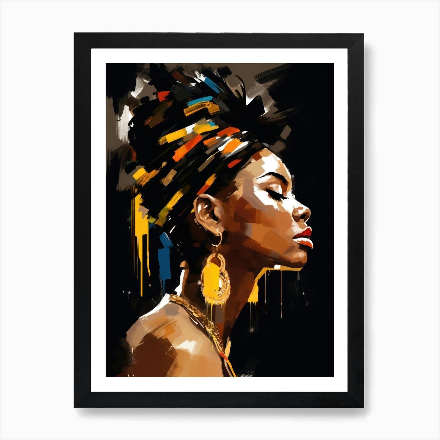 African Woman 62 Art Print