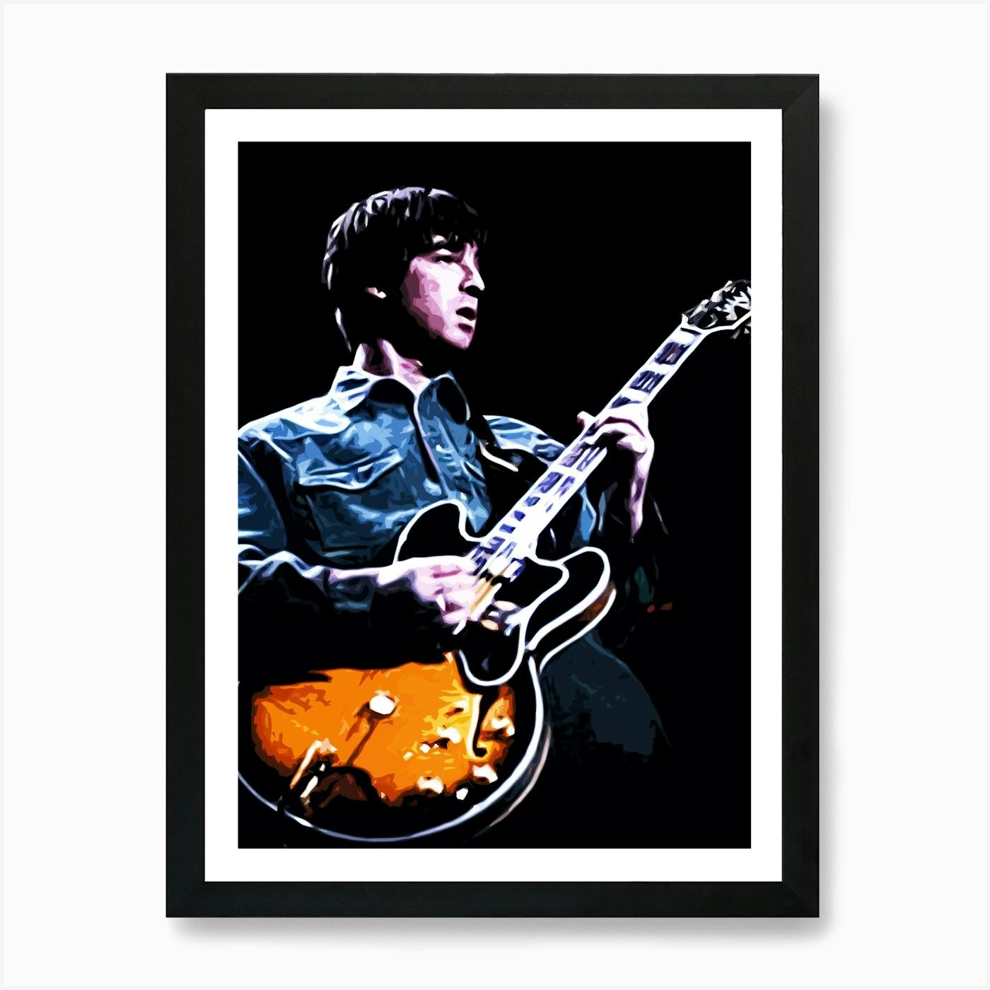 rockstar Noel Gallagher oasis music band Art Print by music