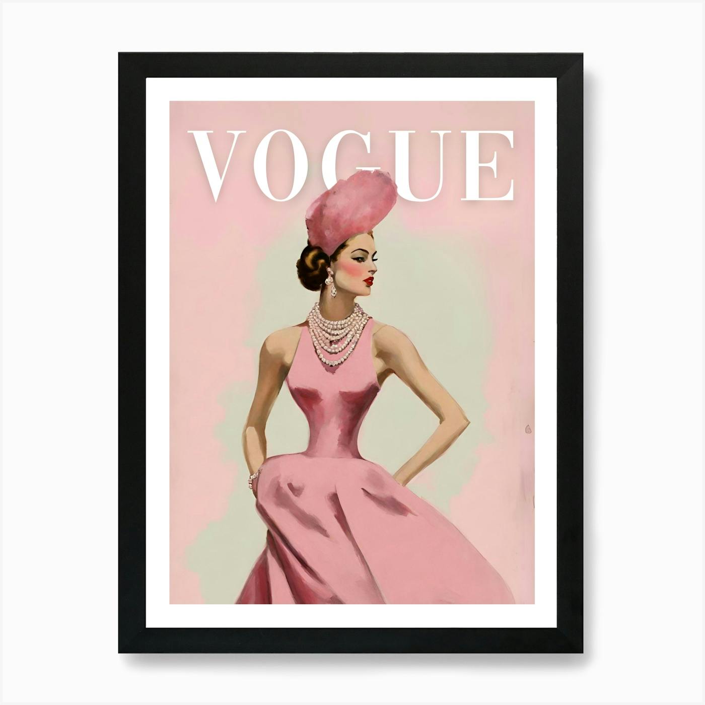Vintage Vogue Wall Art | Shop Fy