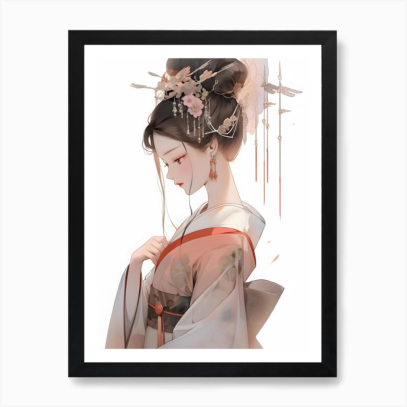 Anime Girl (67) Art Print by DangPham - Fy