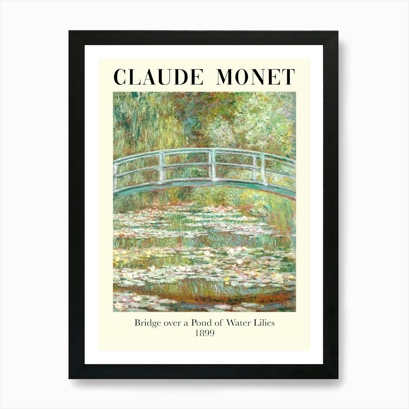 Claude Monet, The Japanese Bridge (The Water-Lily Pond Claude Monet, The Japanese Bridge (The Water-Lily Pond