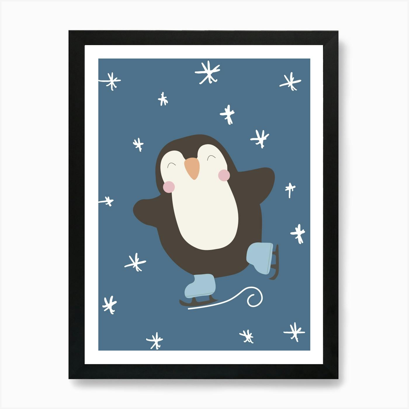 Pinguin Art Print by XOXO Arte - Fy