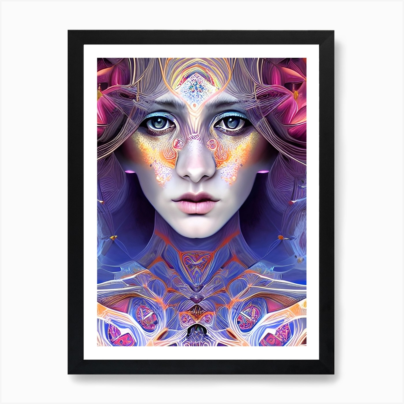 Harmonic Equilibrium 01 Digital Ai Art Art Print by Christine aka ...