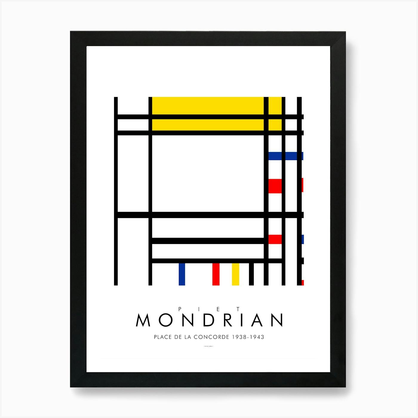 Mondrian Centennial Art Print by POP ART WORLD - Fy