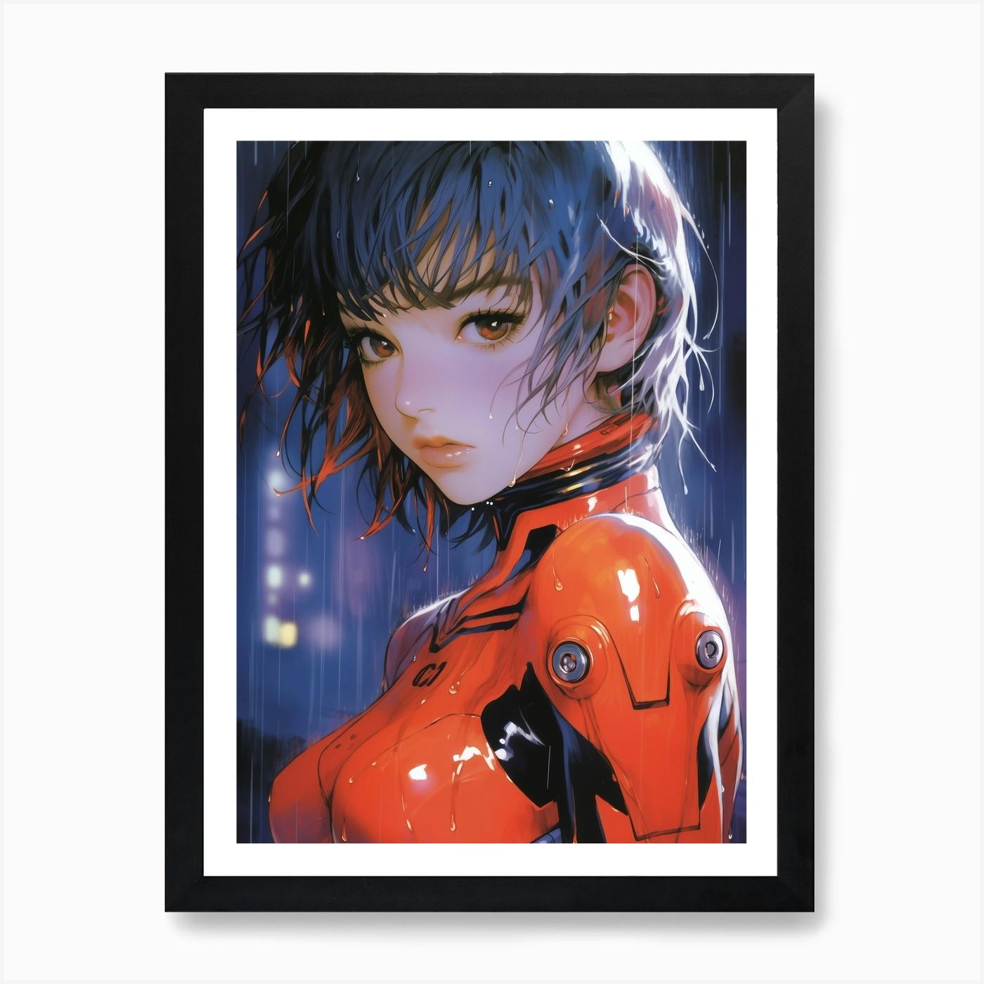 Evangelion Rei Ayanami 3D cheapest Art Painting Limited Edition