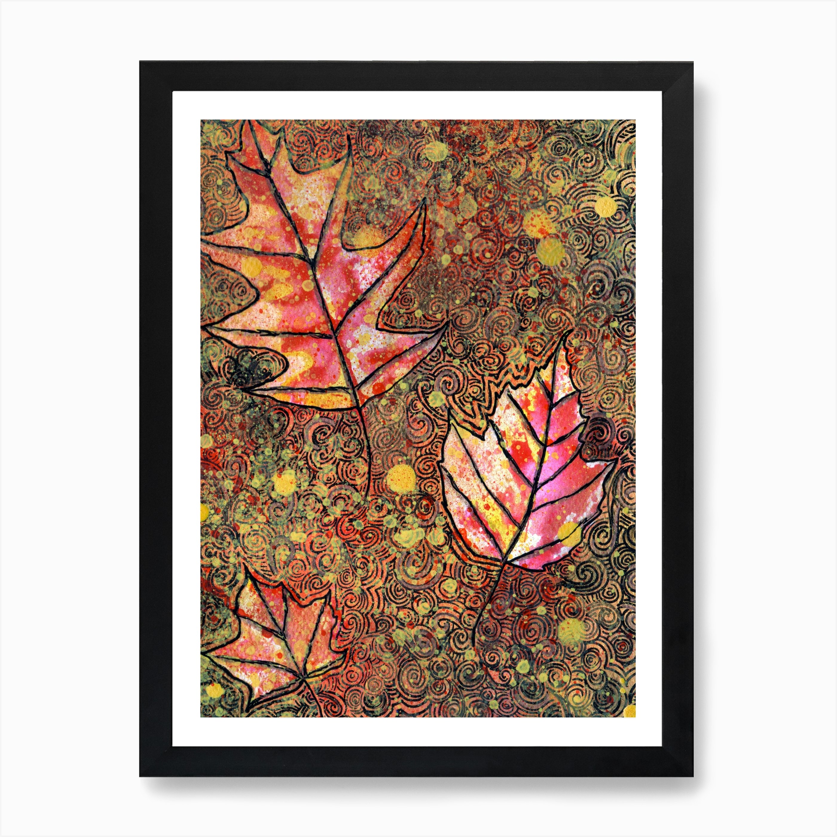 Rise And Fall Art Print by KP Design - Fy