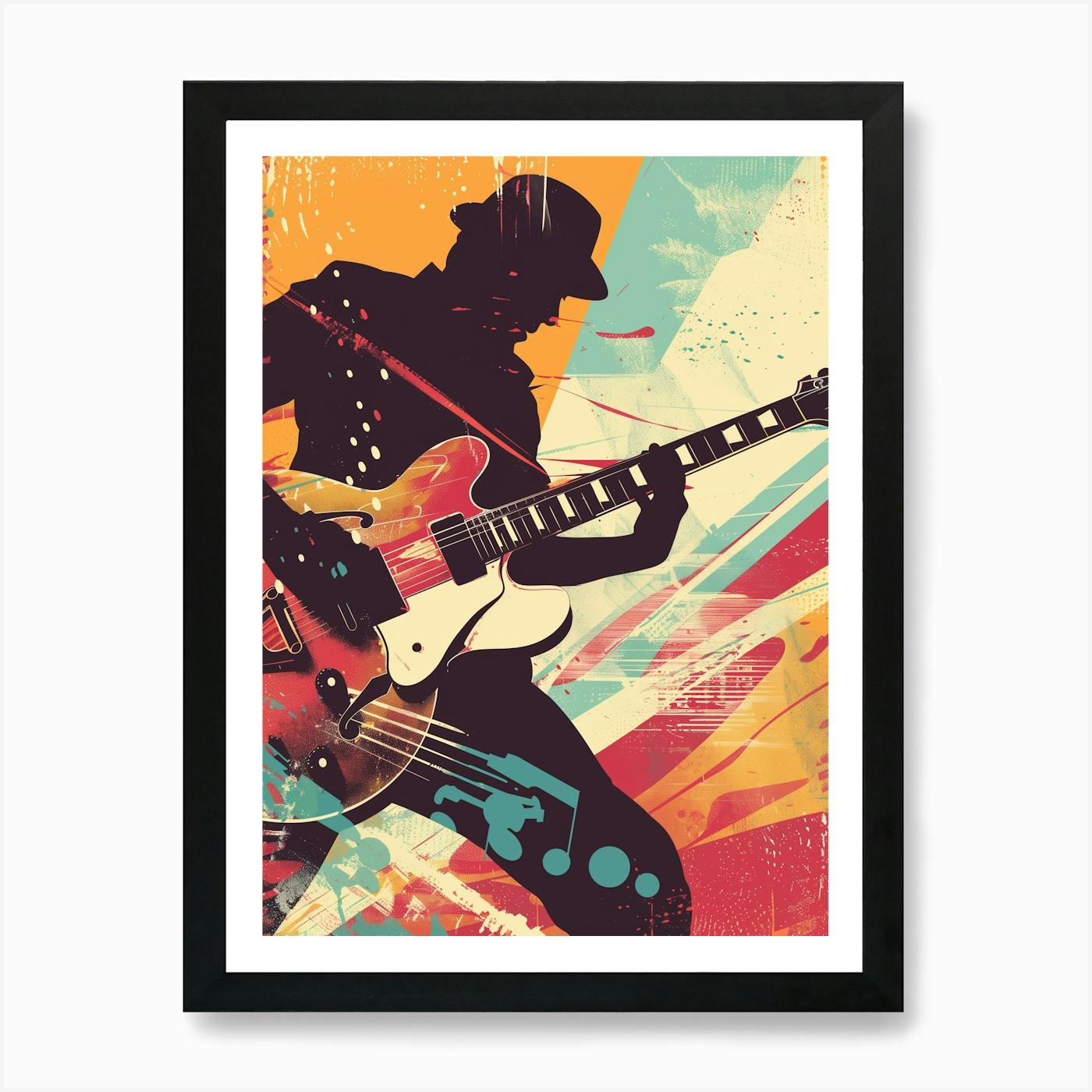 Bold Soul - Jazz Band Art Print by SykArt Designs - Fy