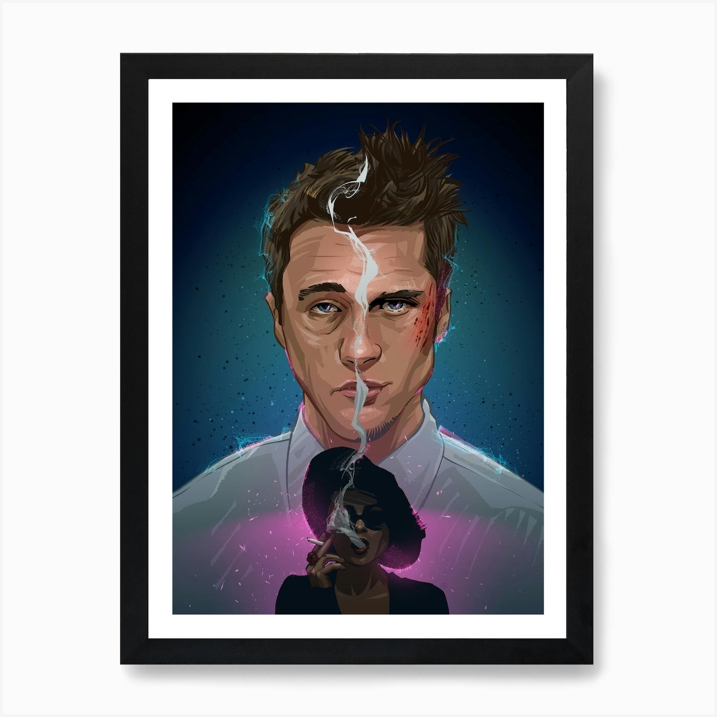 fight club movies Art Print by ontoseno - Fy