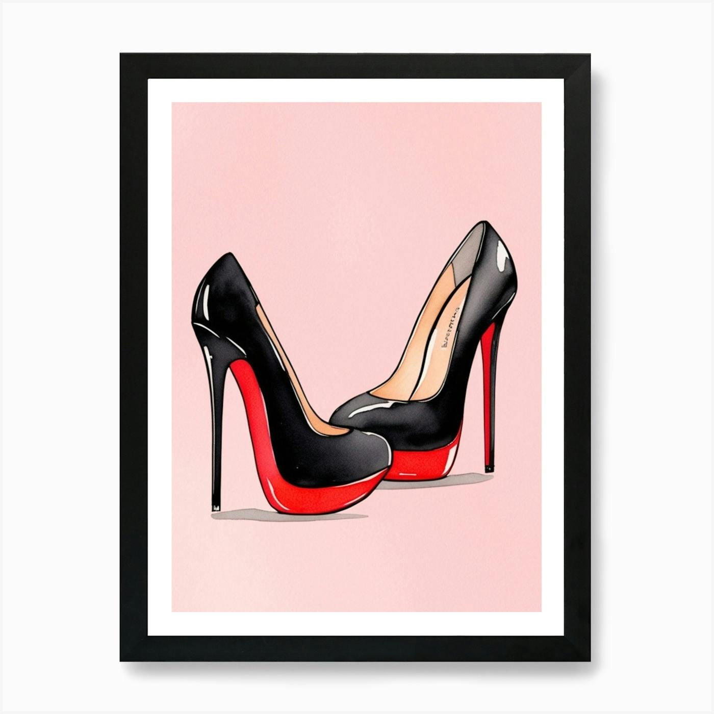 Christian Louboutin アートプリント 　36 Christian Louboutin アートプリント 36