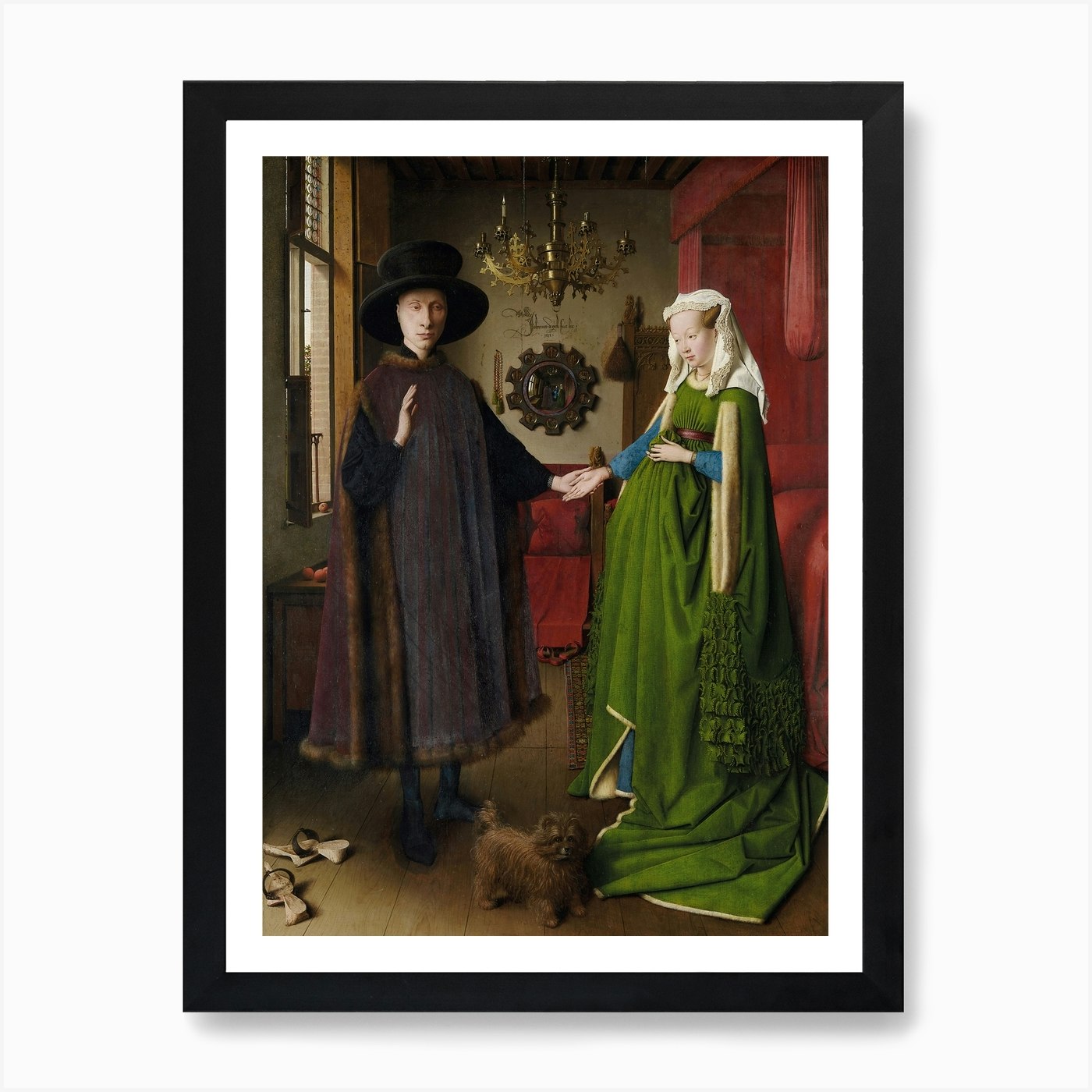 The Arnolfini Portrait, Jan van Eyck Art Print by The National Gallery ...