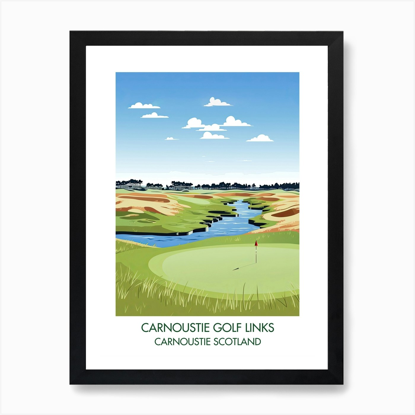 Carnoustie Golf Links (championship Course) Carnoustie Scotland 1 Art 