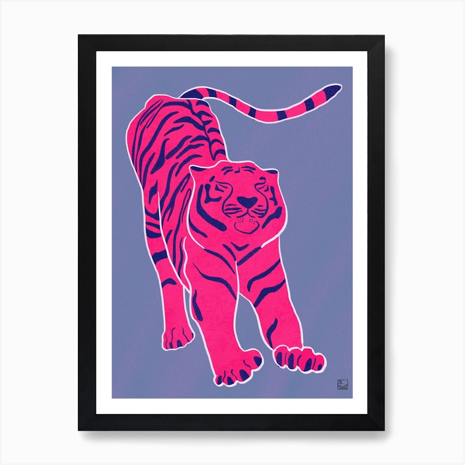 Pink Art Prints & Posters | Fast shipping & free returns on all orders ...