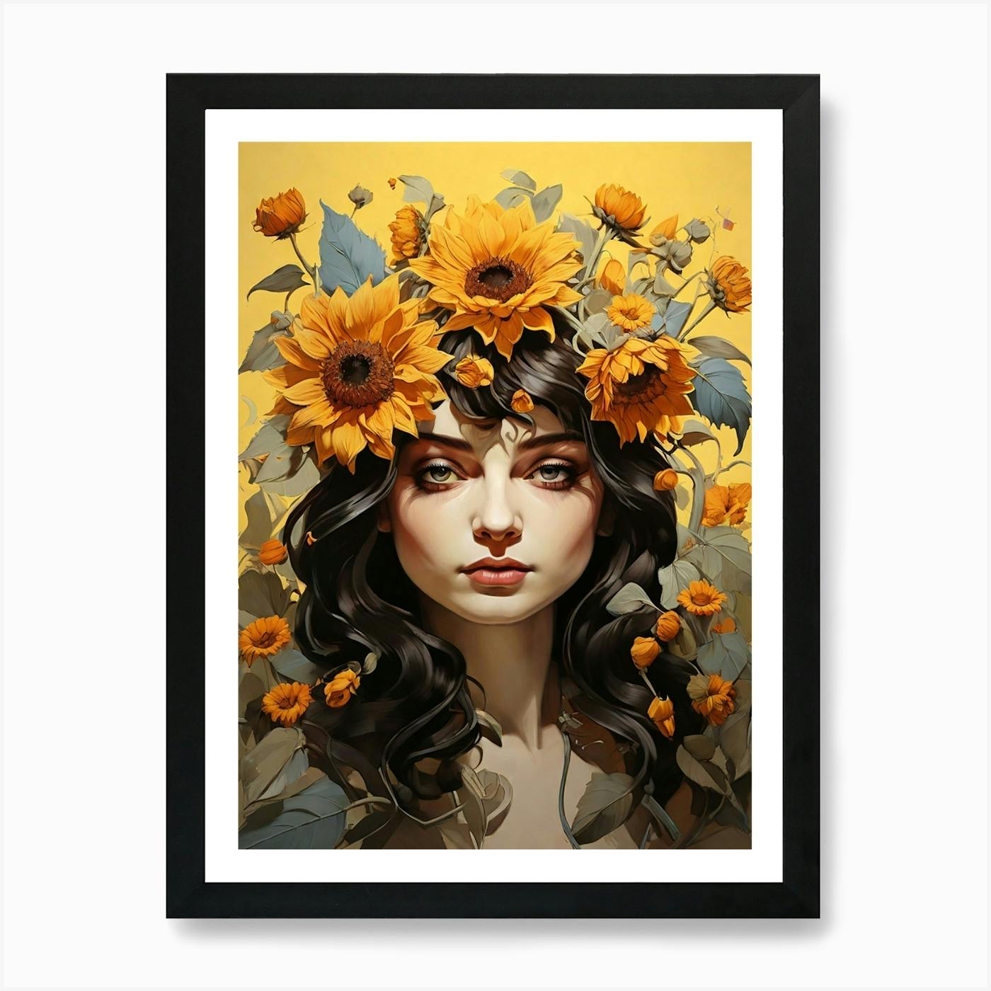 Van Gogh Two Cut Sunflowers 1887 Vintage Exhibition Art