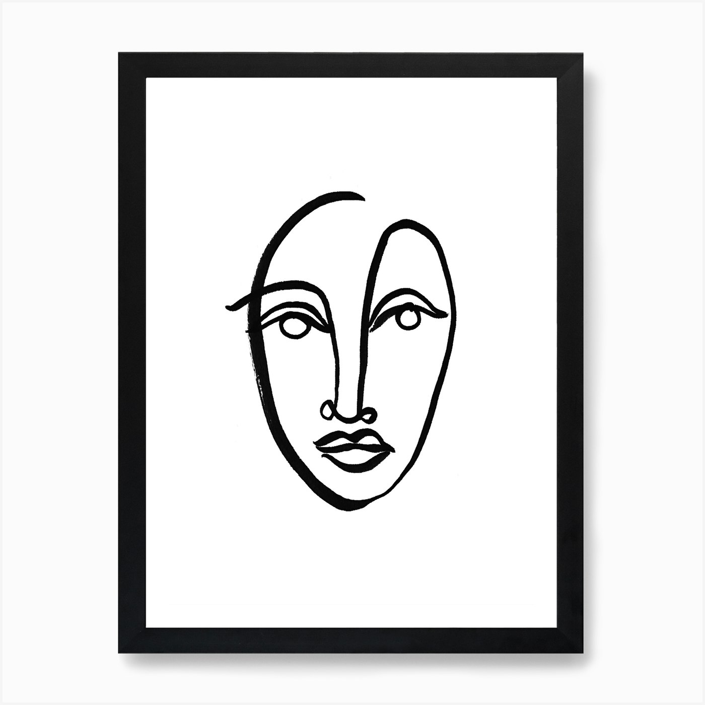 Faces 9 Art Print by Julia Hariri - Fy