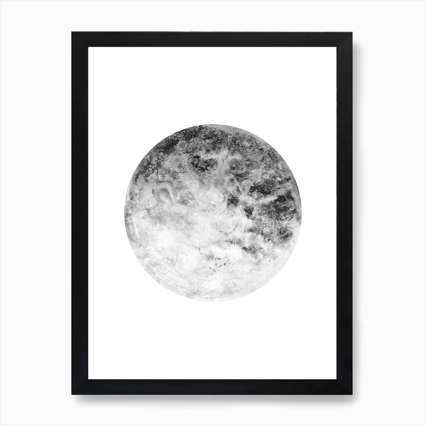 Silver Moon Art Print by Julia Hariri - Fy