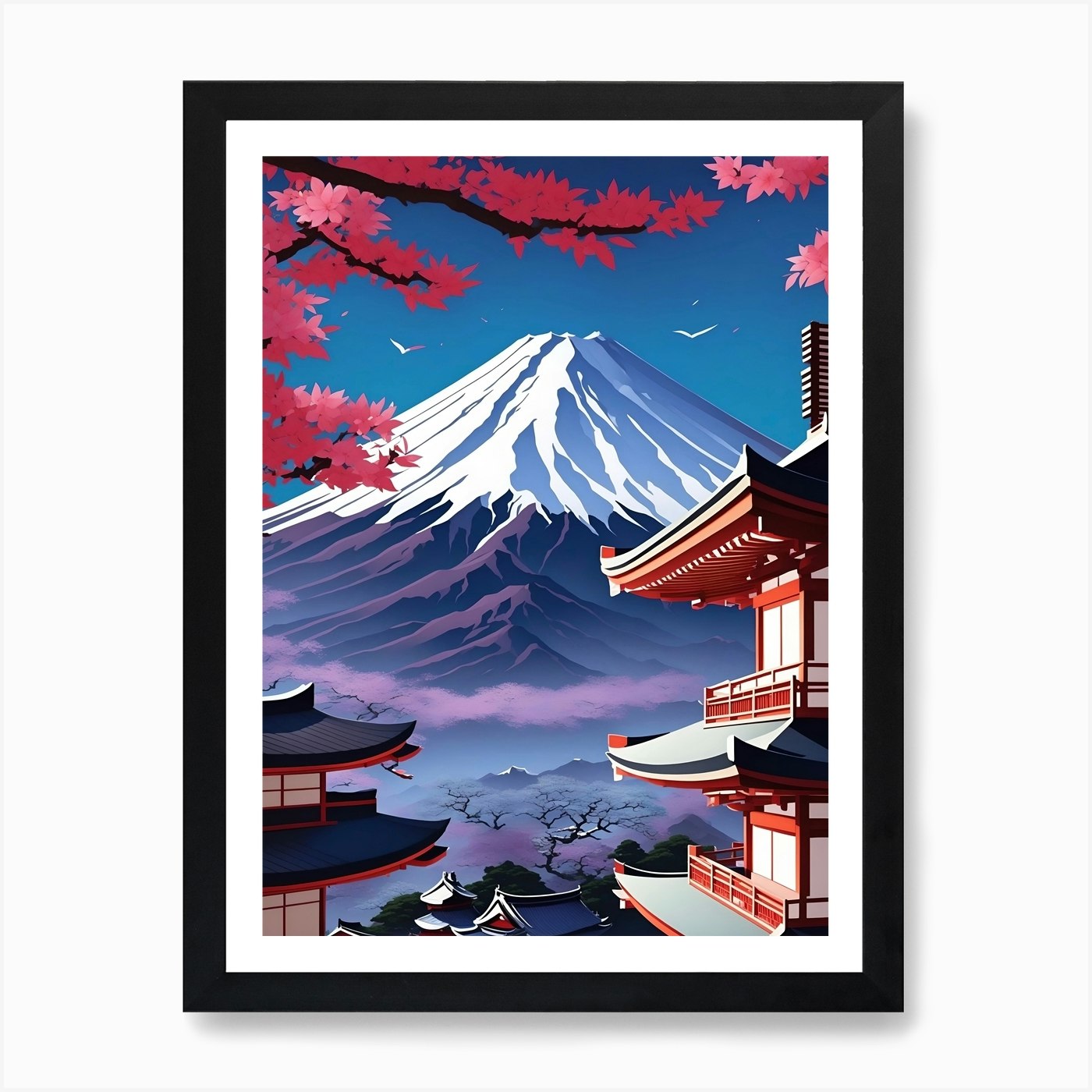 Fuji Art Art Print by A Thousand Words - Fy