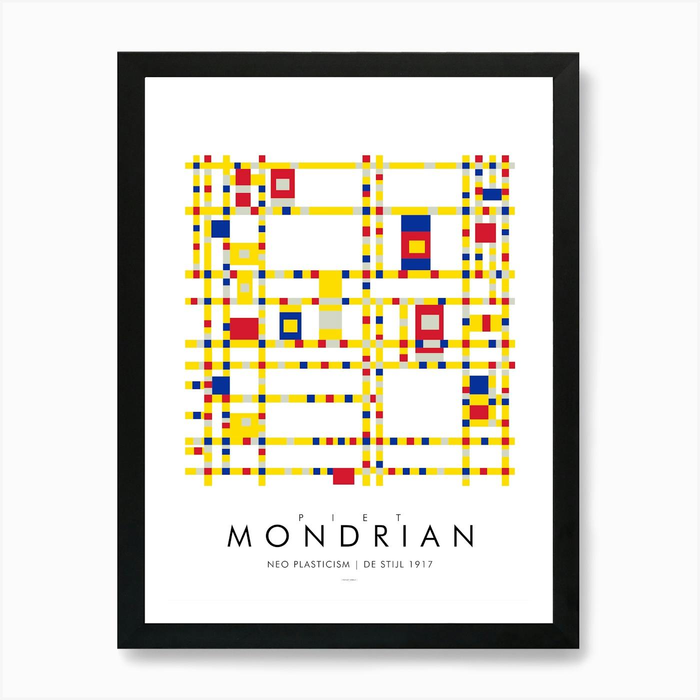 Mondrian Centennial Art Print by POP ART WORLD - Fy
