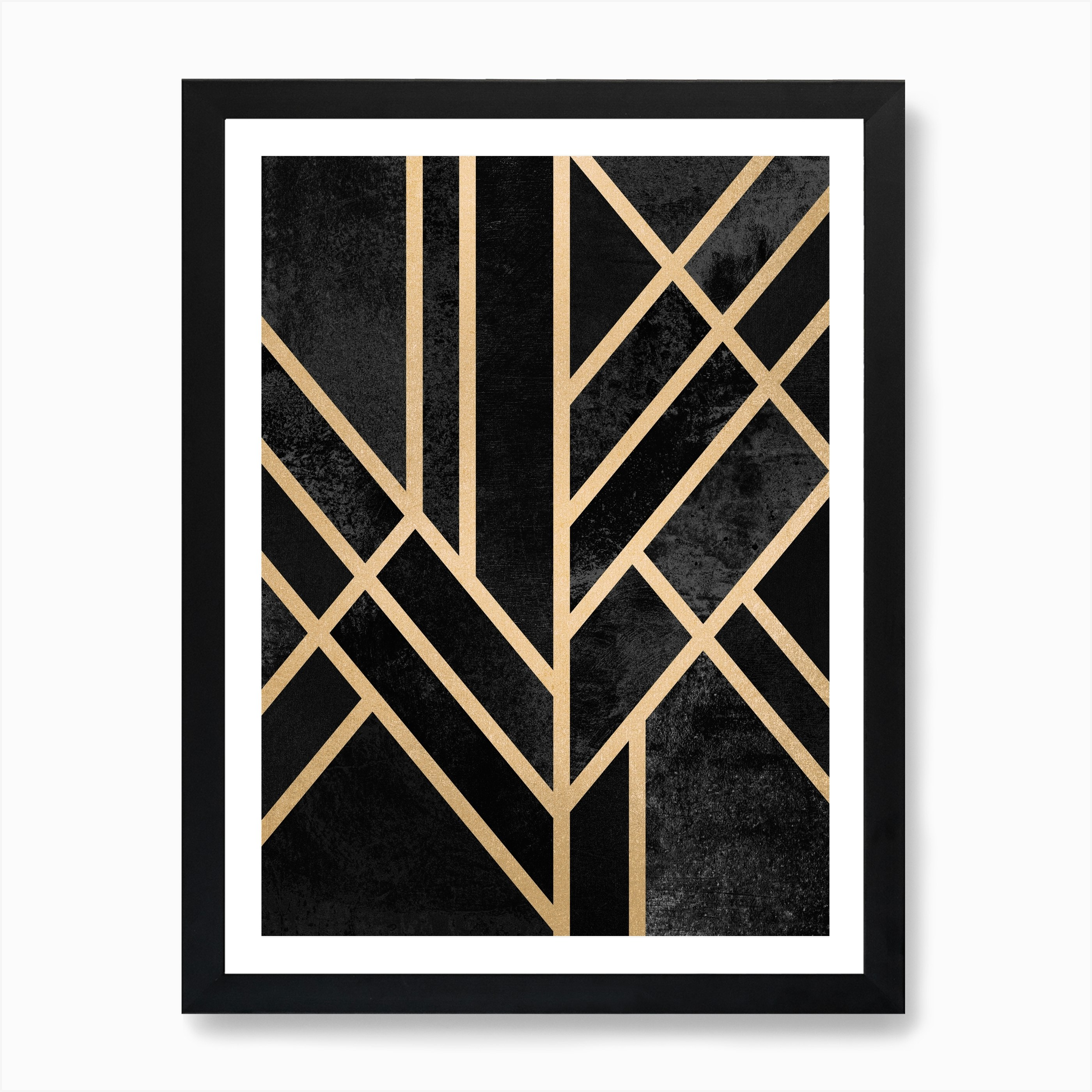 Art Deco Black Print | Free Shipping | Fy