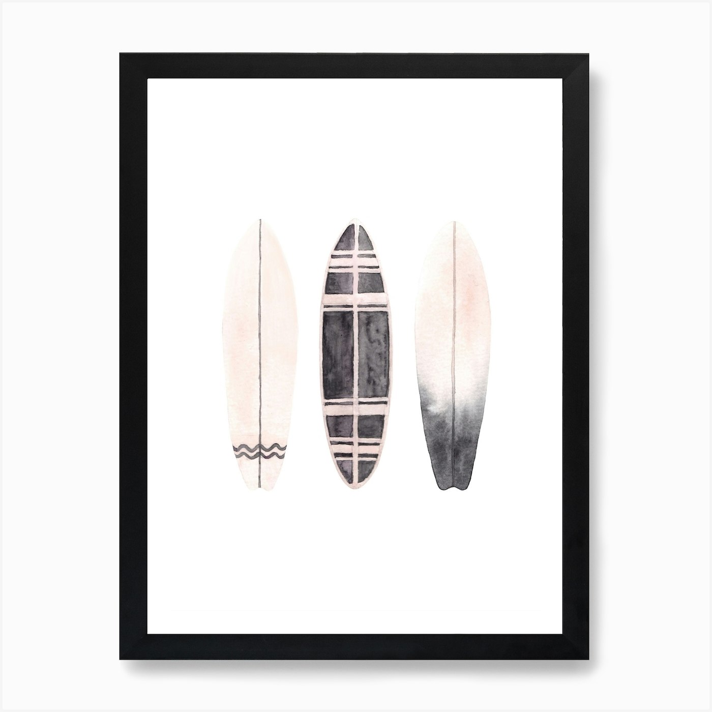 Surfboards Art Print by Antonia Jürgens Fy