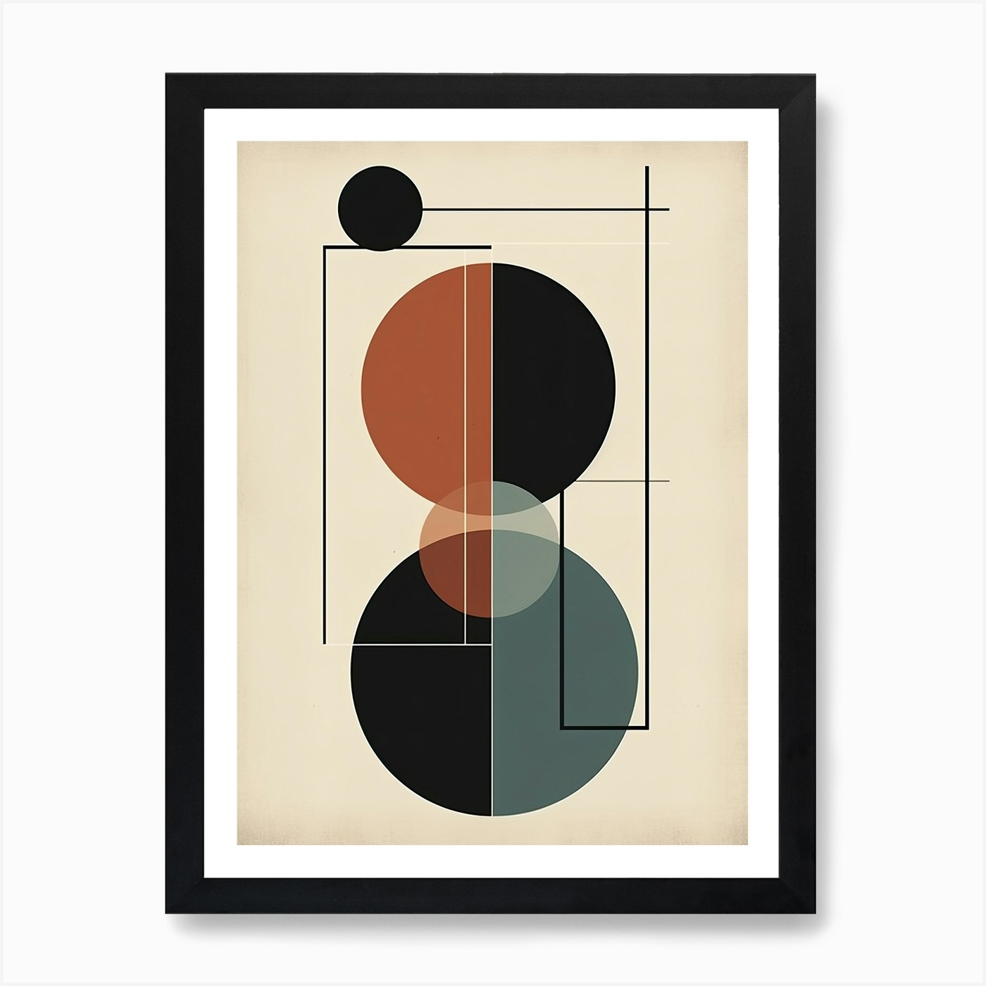 Mid Century Mosaic; Boho Tapestry Art Print by ArtSyndicate Fy