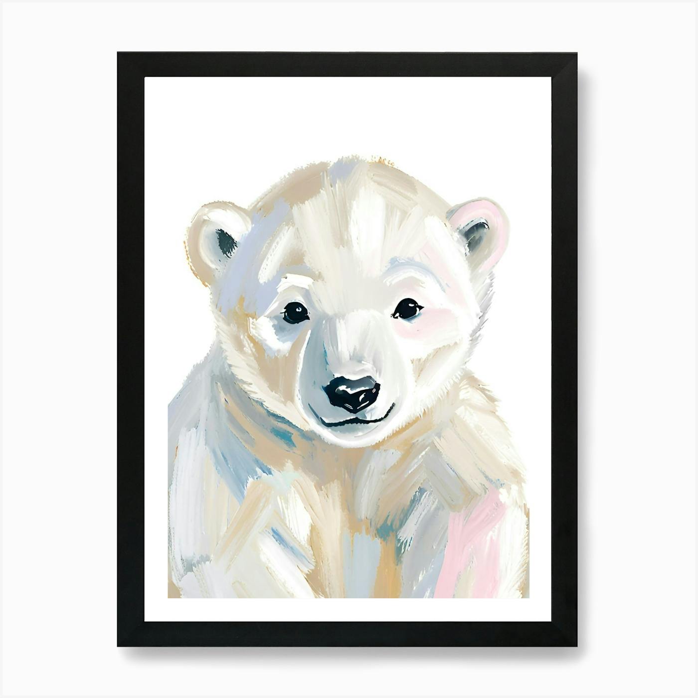 Polar Bear 01 1 Art Print by Lisa Baum - Fy