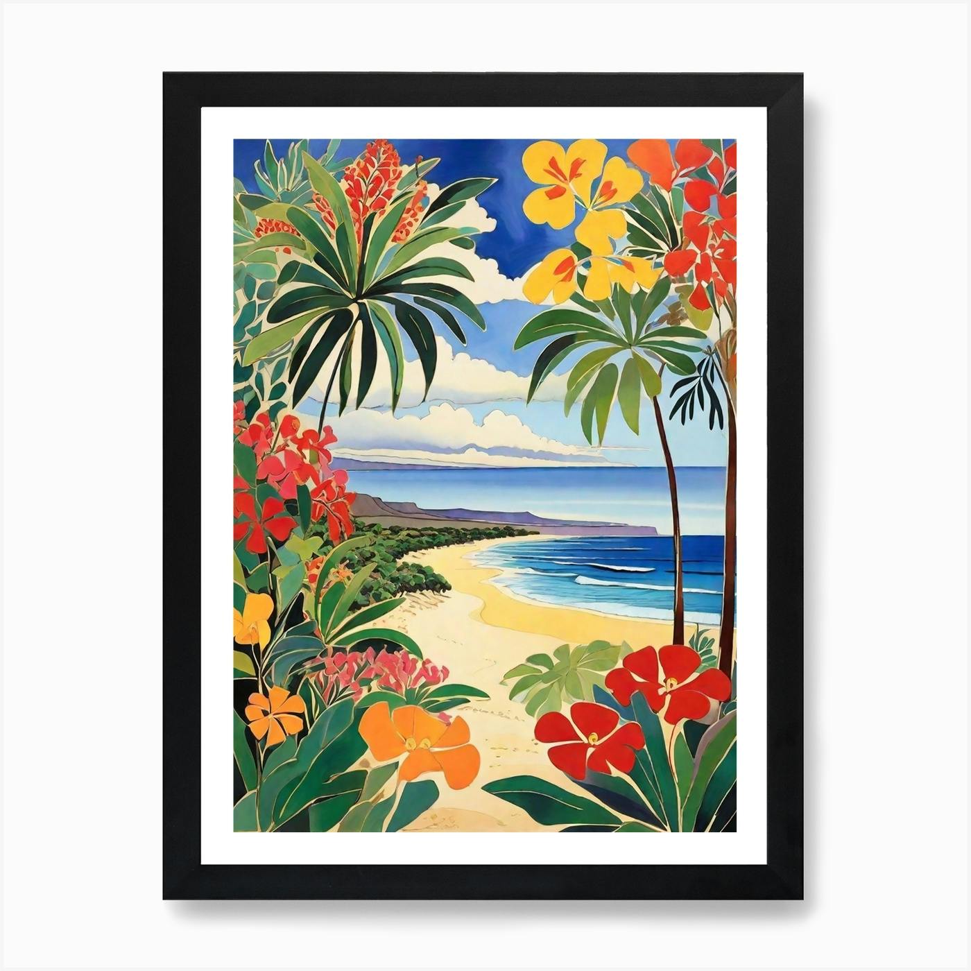 油彩画 【Okinawa at that time】F3 油彩画 【Okinawa at that time】F3