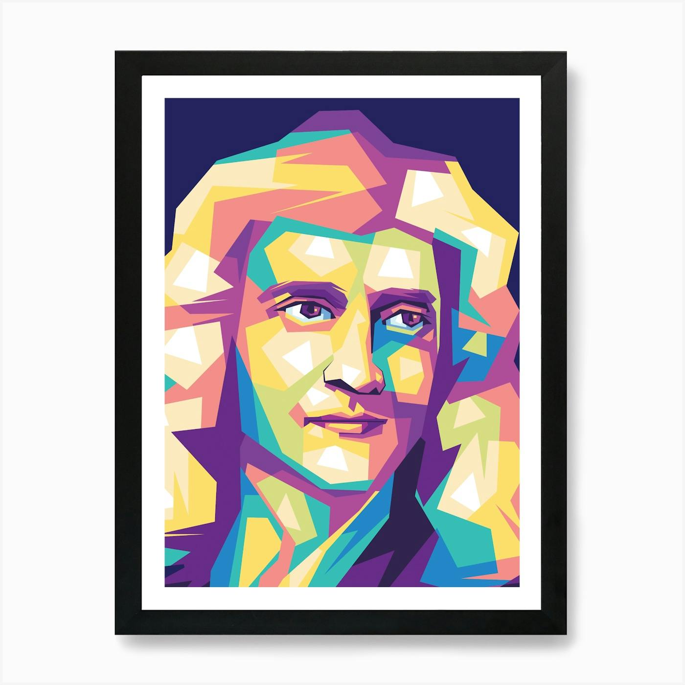 Isaac Newton 1 Art Print by SuperNova - Fy
