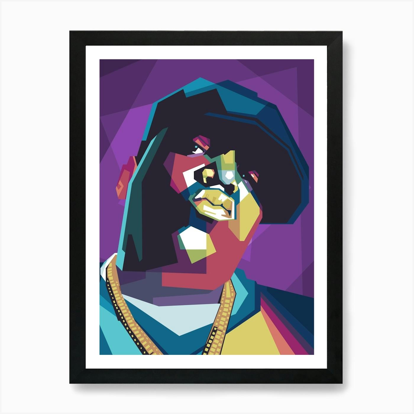 The Notorious B.I.G. 油絵 The Notorious B.I.G. — CGDiaz Art