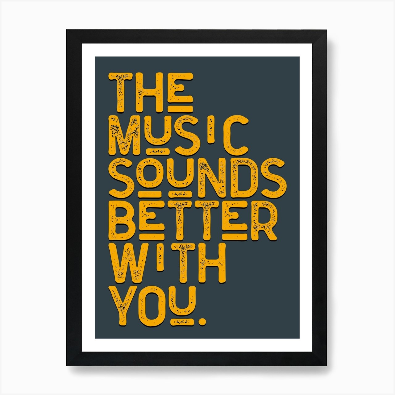 Song Lyrics Art Prints & Posters | Fast shipping & free returns on all ...