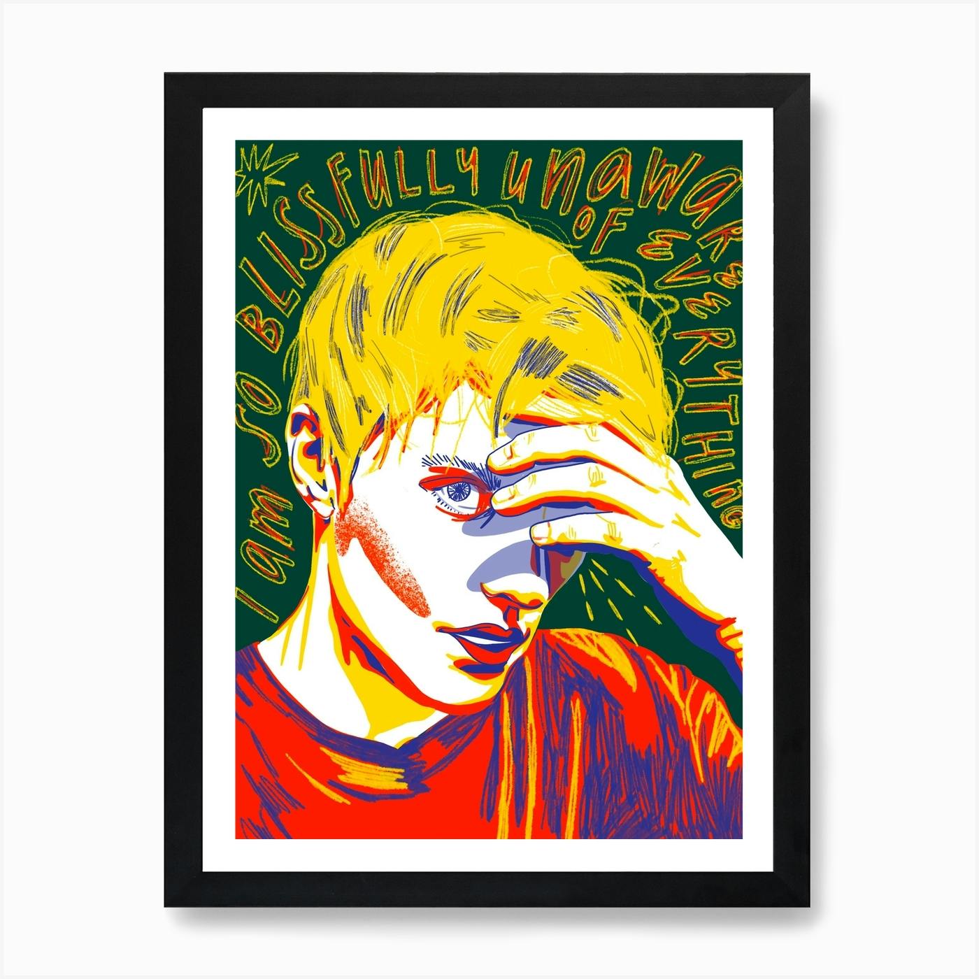 Sam Fender Wall Art Portrait Drawing Print Art & Collectibles Pencil ...