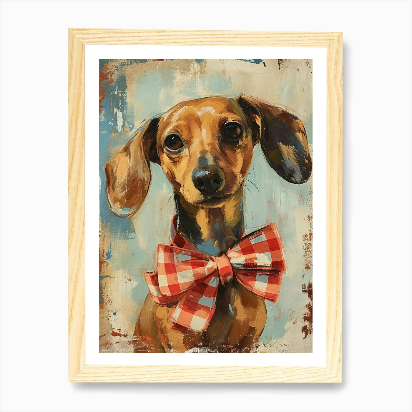 Dachshund bow tie hotsell