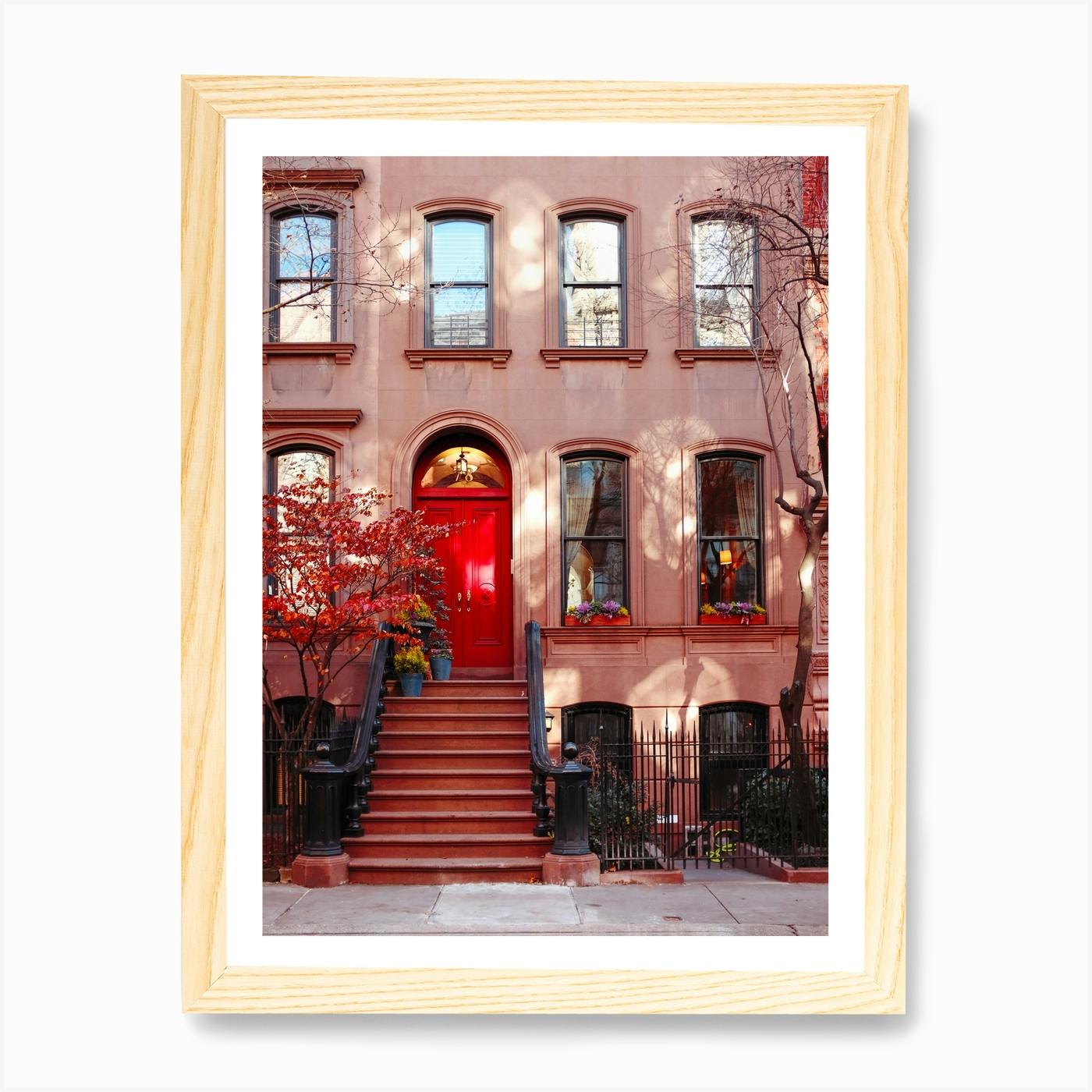 Red Door In New York Art Print By A Carousel Wandering Fy   229c4e8f 835c 4d43 Bd65 3d6c55ea6af4 