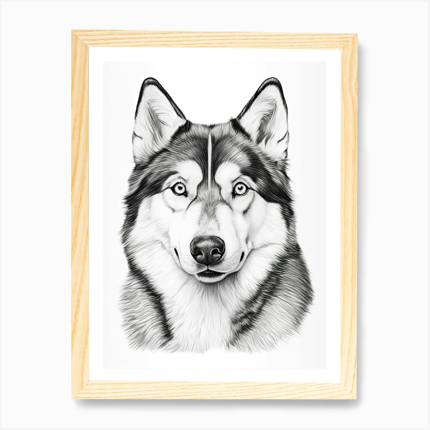 Husky art cheap