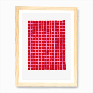 Red Blanket Art Print | Fast shipping | Fy