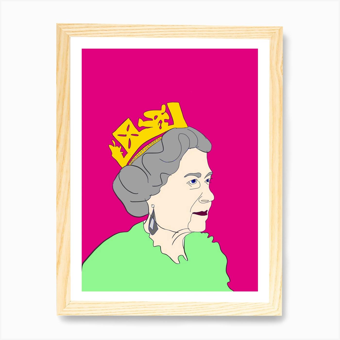 Queenie Art Print by Melanie Charles Fy