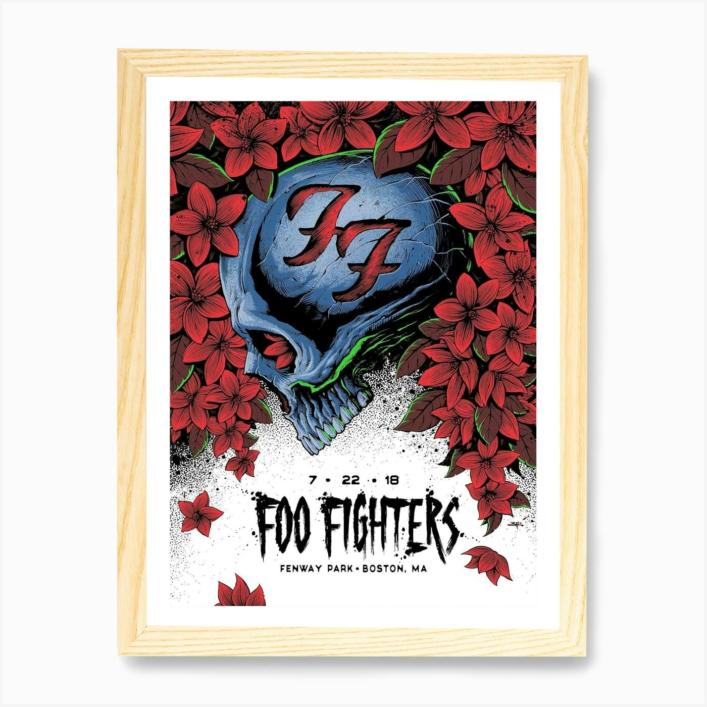 Foo Fighters Bonner Springs Aug purchases 5th Green Woodland Poster MINT